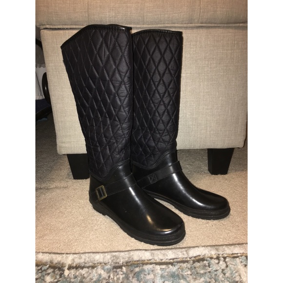 sperry top sider quilted rain boots